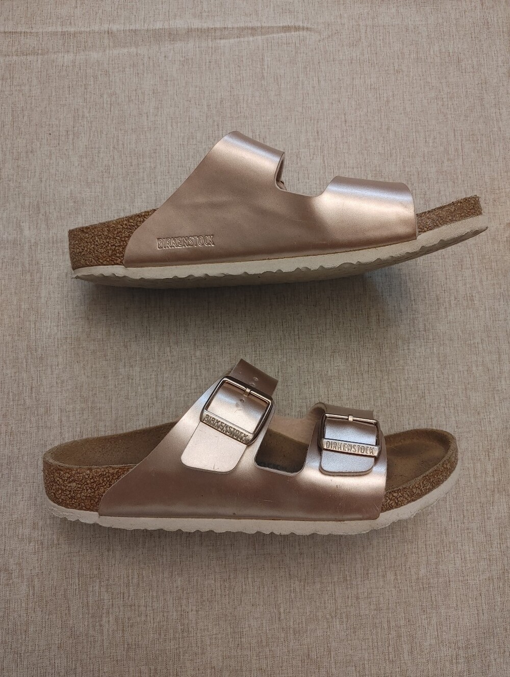 Birkenstock Arizona Kids In Electric Metallic Copper - Picture 6 of 11